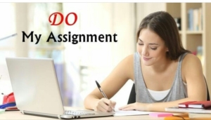 A student doing assignment